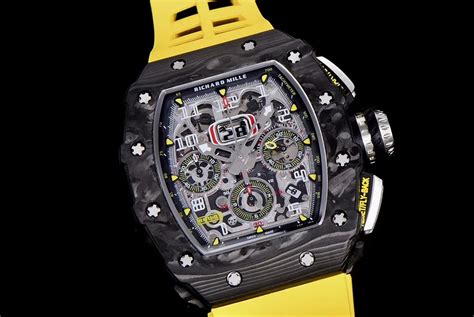 richard mille bracelet jaune|Montres Richard Mille .